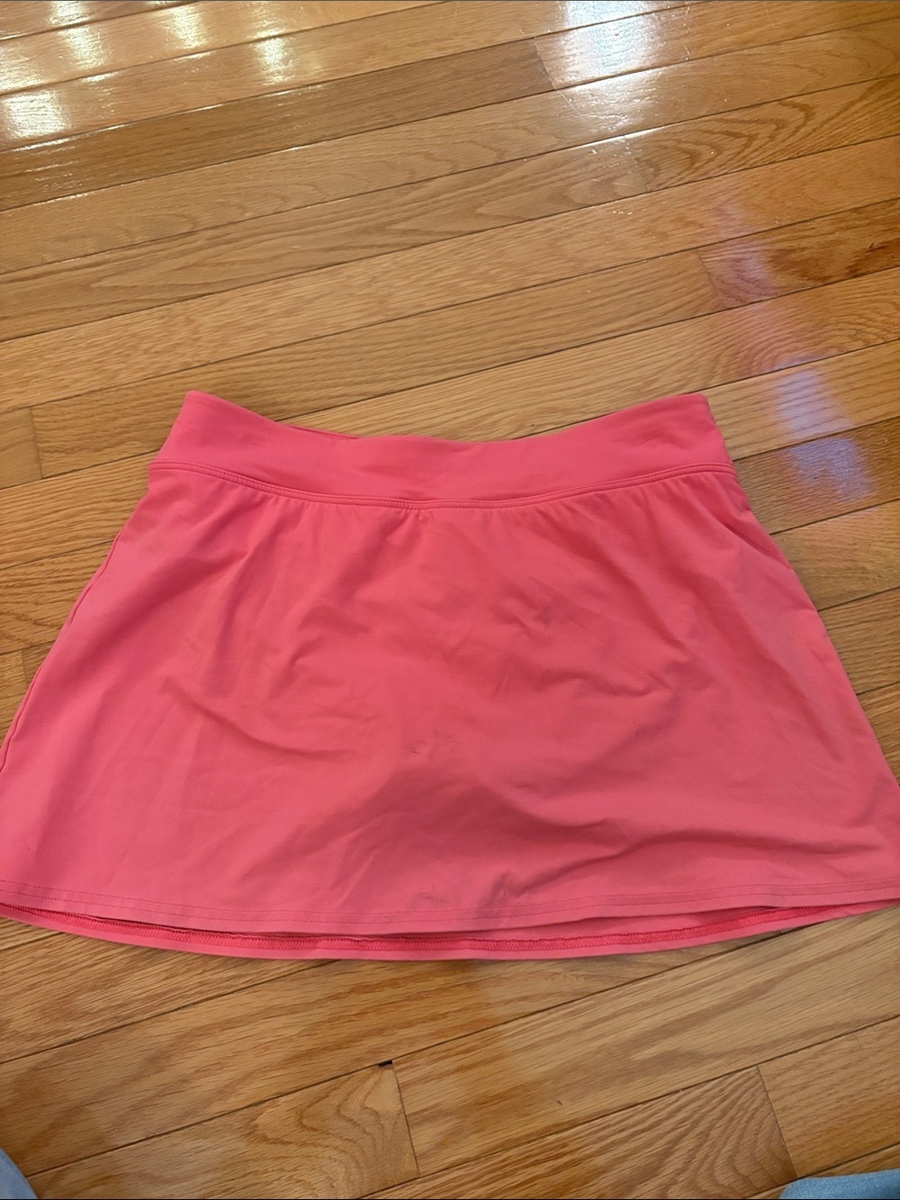 Lands' End Coral Pink Women’s Swim Skater Skort